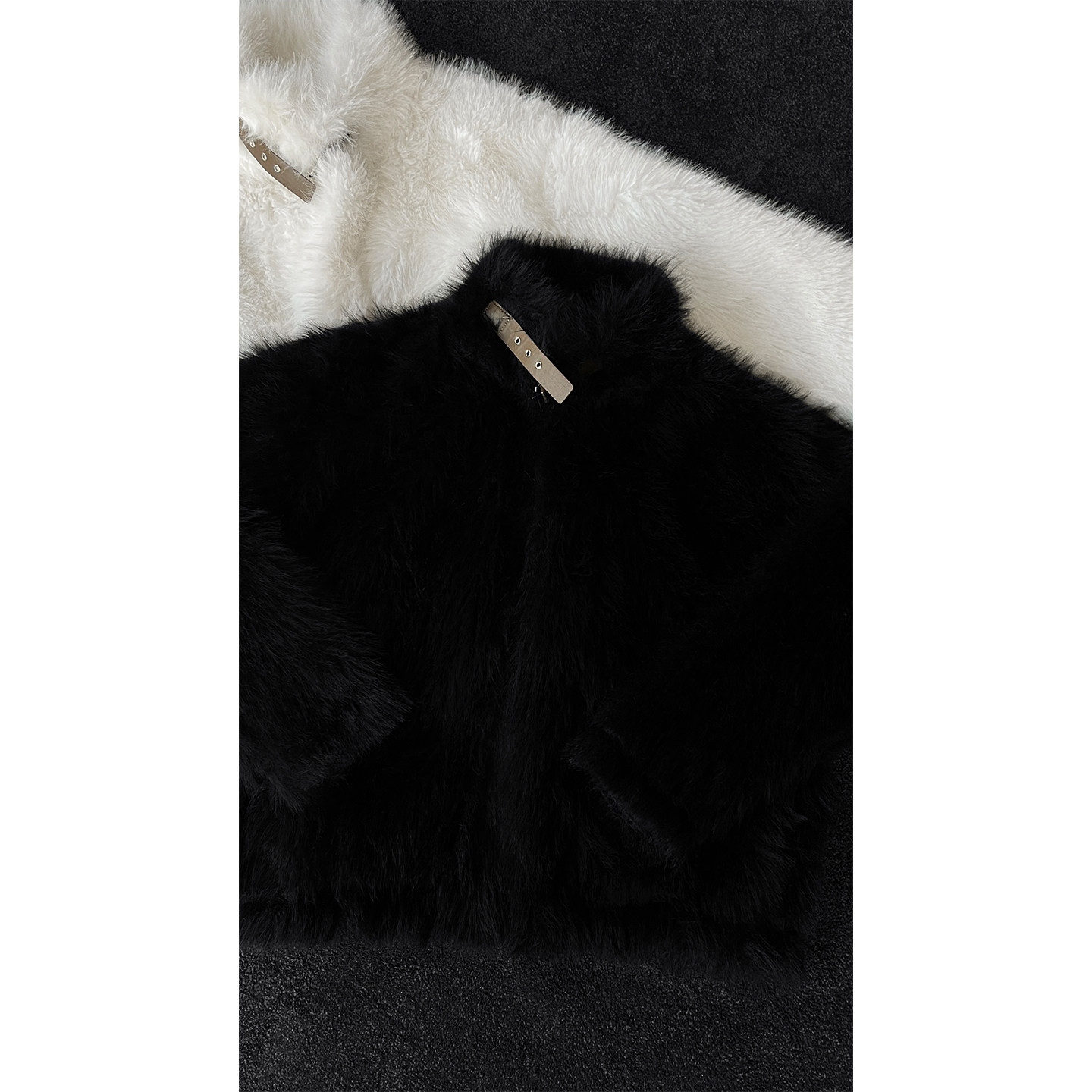 龙叨叨秋冬新品高级感气质立领毛毛外套男简约百搭保暖环保皮草潮,淘宝优惠券,粉丝福利购,淘宝优惠卷