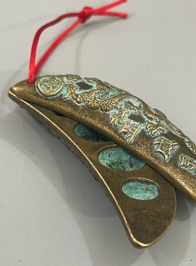 道用品 铜双龙圣卦 圣杯 双龙圣杯 佛用品