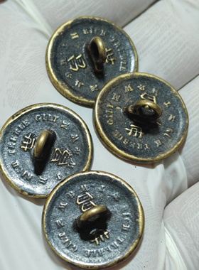 新款复古狮子豹子青古铜色金属扣热卖毛衣休闲西装西服纽扣单个价