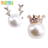 景翠缘 Бриллиантовые черные бусины из жемчуга, подвеска