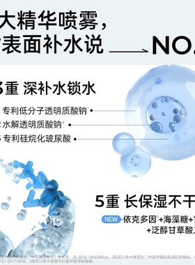 颐莲补水喷雾2.0玻尿酸保湿舒缓
