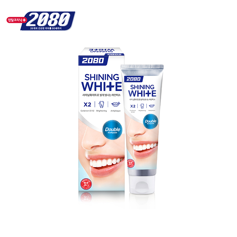 韩国2080 原装进口牙膏100g去牙垢 亮白去口臭清新去烟渍强健牙齿