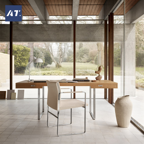 AIVTAI/设计师家具北欧经典艺术实木书房书桌CH110 | Desk/办公桌 - 图0