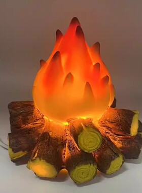 仿真炭火电子旺火火焰灯喜庆灯新房乔迁酒吧饭店装饰充电火盆婚礼