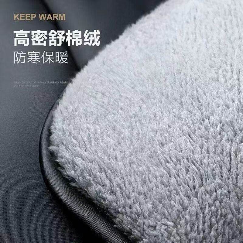 Electric rider handle cover for winter battery motorcycle gloves plus velvet thickened heating windproof waterproof cold protection hand cover