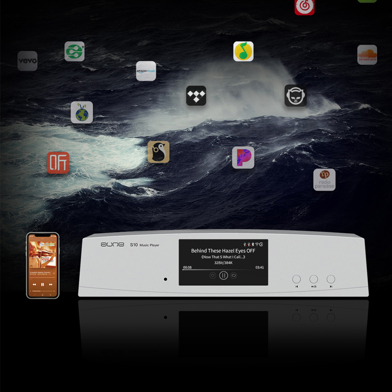 aune S10飞鲨 发烧级数字母带音频播放器9038PRO解码器HiFi奥莱尔 - 图3