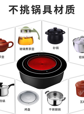 不挑锅无高频辐射中山电陶炉