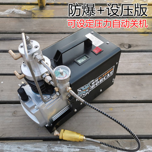 山猫电动高压打气机40mpa 高压充气泵30mpa 小型单缸水冷打气机筒 - 图2
