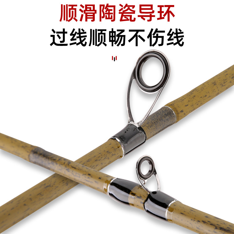 铝合金轮座仿竹节碳素直柄MH调路亚竿超硬枪柄钓鱼竿海竿打黑抛竿,淘宝优惠券,粉丝福利购,淘宝优惠卷