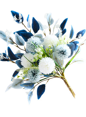 轻奢高端仿真花束假花高级感设计师轻奢客厅插花家居装饰餐桌花