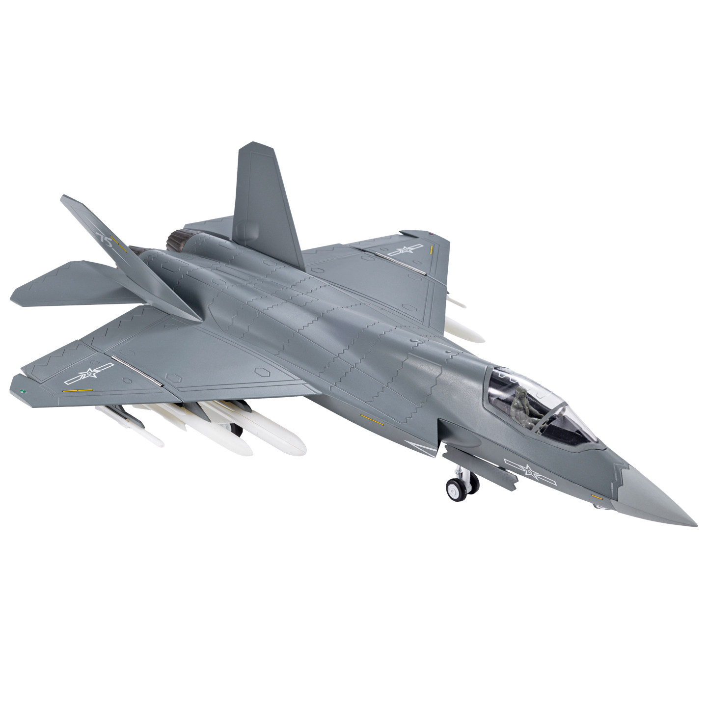 1:48歼35战斗机模型合金仿真J35飞机模型军事成品珠海航展纪念品,淘宝优惠券,粉丝福利购,淘宝优惠卷