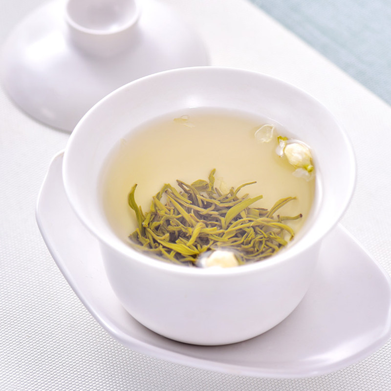 天福茗茶 玉露飘香 飘雪茉莉花茶浓香型 四川花茶散装罐装100g,淘宝优惠券,粉丝福利购,淘宝优惠卷