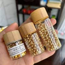 Save the golden beans Small bottle of wish Bottle Tire Hair Cord Collection Bottle Golden Melon to Save Deposit Golden Bean glass bottle