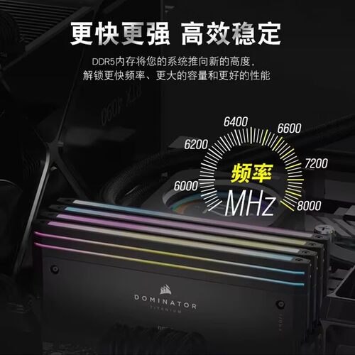 美商海盗船CMP统治者泰坦DDR5 32G 64G 6000 7200台式机内存灯条 - 图0