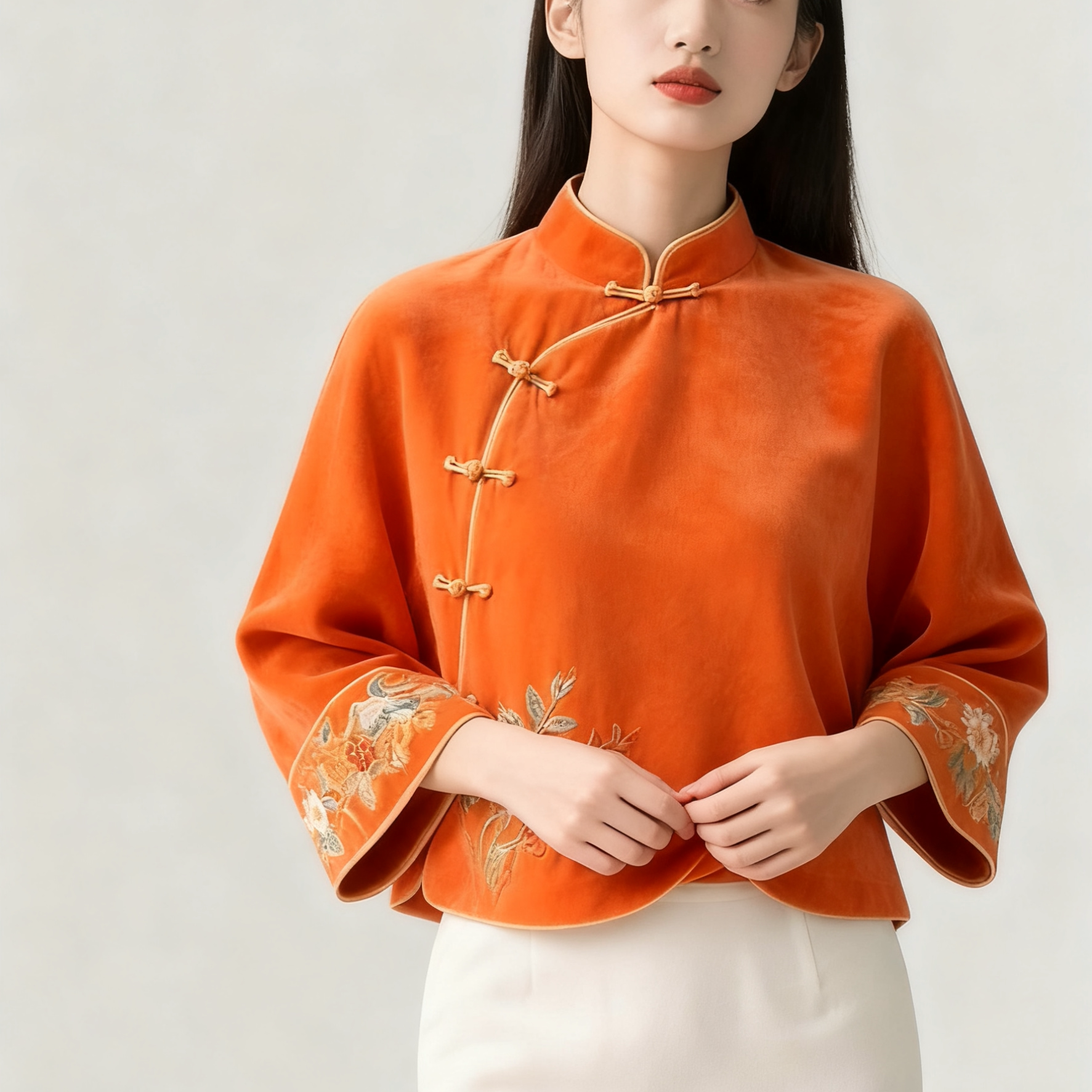 新中式女装国风上衣禅意高端精致唐装衬衫外套小衫女秋季新款 - 图1