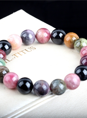 碧玺单圈巴西饰品礼物水晶手链