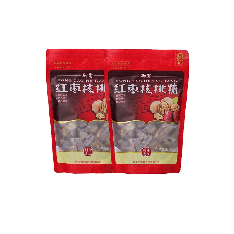 热卖爆款【2袋装】（御富）红枣核桃软糖500g*2袋组合过年糖年货 - 图3