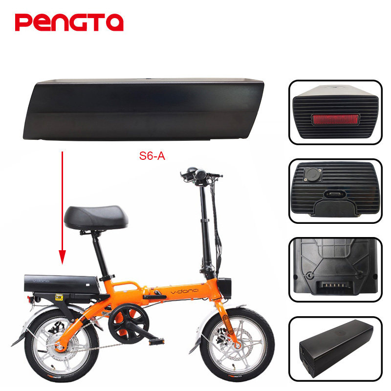 微单s6代驾锂电池s7捷马折叠电动车48v20a后衣架28a大容量蓄电瓶