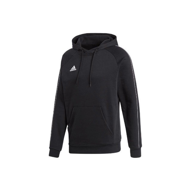 Adidas/阿迪达斯经典刺绣小logo拼色保暖加绒长袖连帽卫衣CE9068-图3