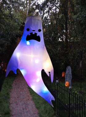 Large Size LED Halloween Ghost Decor Light for Party Garden,
