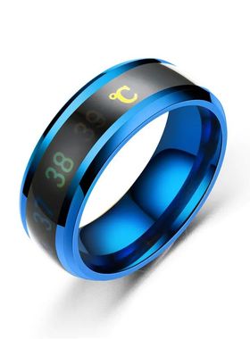 Temperature Ring Titanium Steel Mood Emotion Feeling Intelli