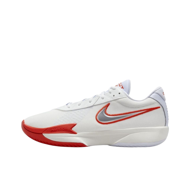 Nike Air Zoom GT Cut 白红 灰紫 男子实战耐磨篮球鞋 FB2598-101 - 图3