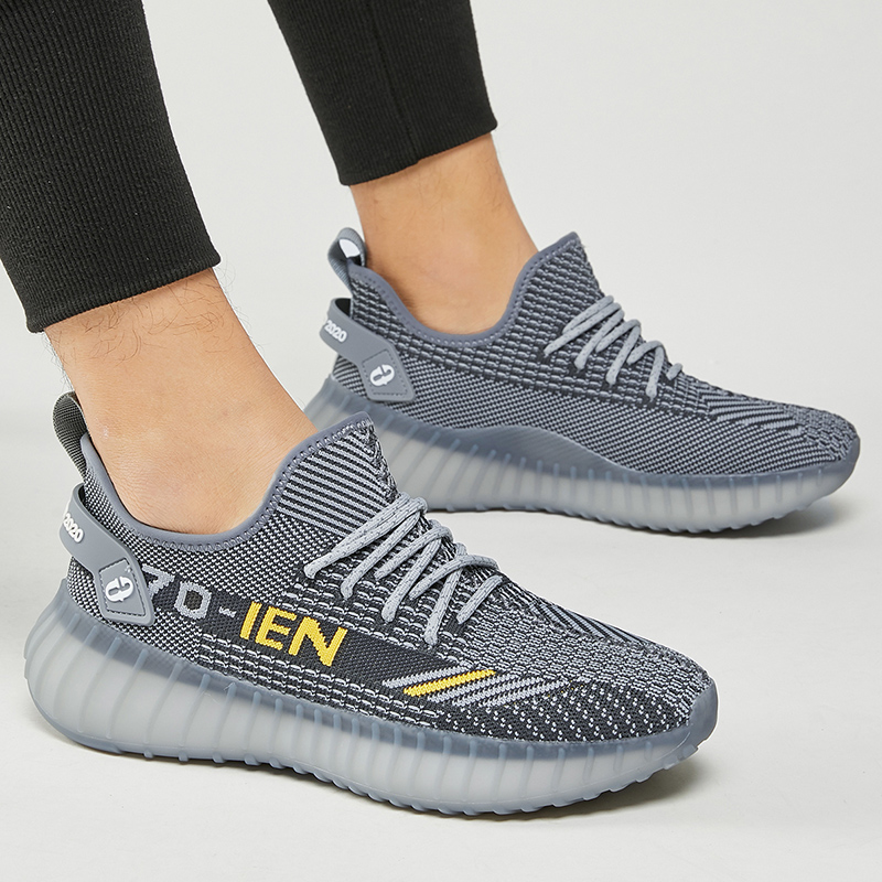 椰子男鞋2024新款潮流冬季时尚透气百搭休闲运动鞋非莆田yeezy350 - 图2