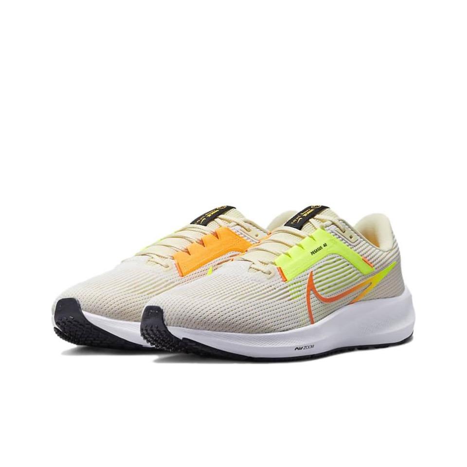 Nike Air Zoom Pegasus 40 低帮减震 专业跑步鞋 米白 DV3853-101 - 图3