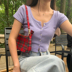 Retro baguette kẻ sọc màu đỏ nữ nhỏ sách đỏ với đoạn 2019 hè mới túi nách hoang dã - Túi xách nữ túi xách nữ juno Túi xách nữ