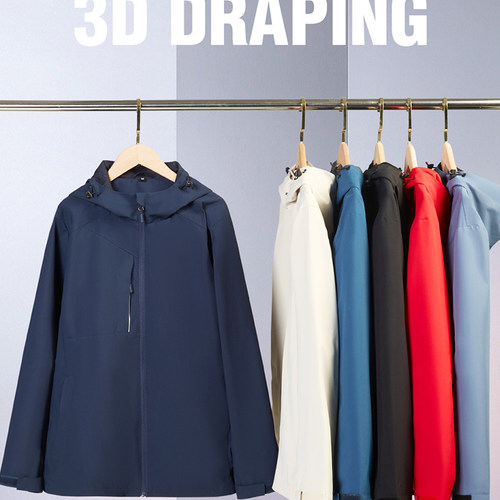 秋冬碧桂园物业工作服冲锋衣长袖定制房地产中介公司POLO衫印logo - 图2