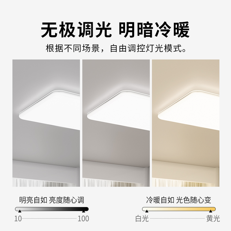 达伦LED吸顶灯简约现代家用卧室灯经典圆形房间阳台灯过道厨房灯