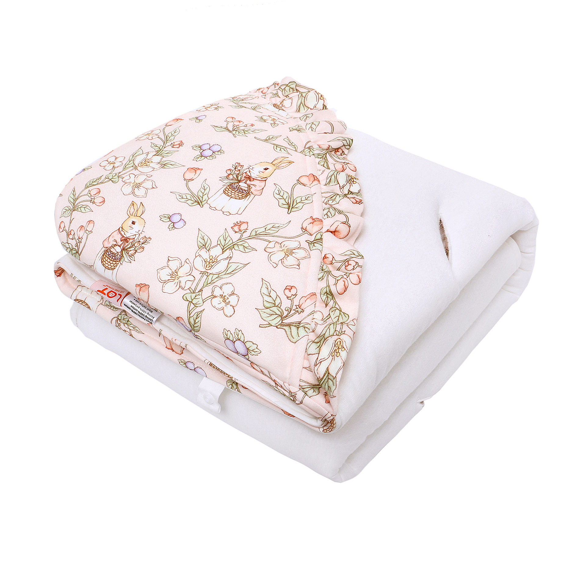 秋冬加厚带帽婴儿抱被多功能宝宝提篮包被新生儿可爱花边襁褓巾,淘宝优惠券,粉丝福利购,淘宝优惠卷