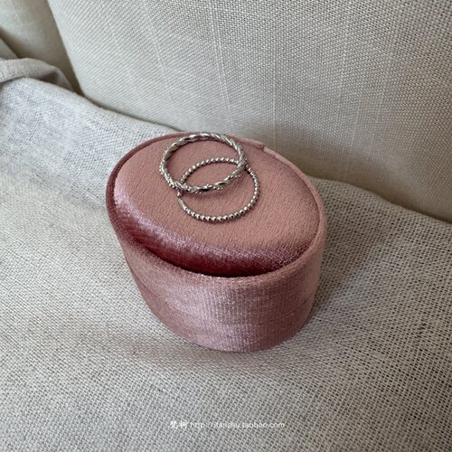 梵树For handmade-《杂果宾治》S925扭绳锆石戒指珠子戒指 - 图0