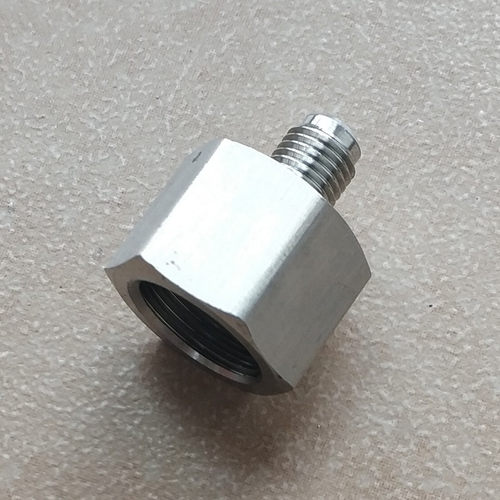 304不锈钢转接头内丝G3/8 G1/2 转外7/16-20UNF 1/4 2分 制冷接口 - 图0