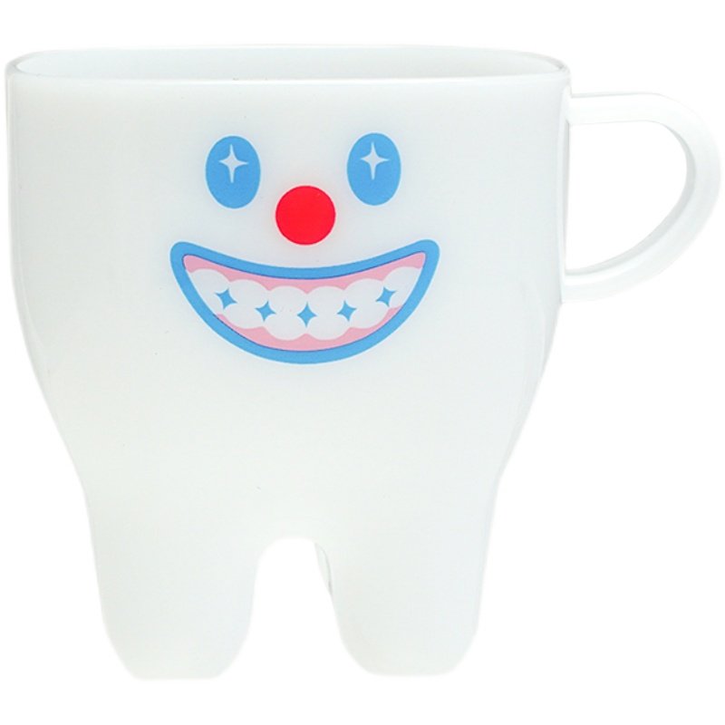 朴坊 日本gladee牙齿可爱漱口杯子牛奶马克情侣儿童刷牙水杯礼物,淘宝优惠券,粉丝福利购,淘宝优惠卷