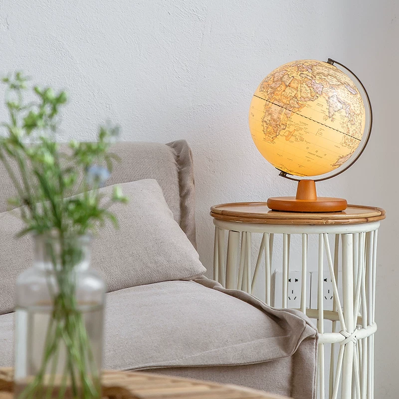 LED three dimensional children's creative retro table lamp for students, 3D, Birthday gift