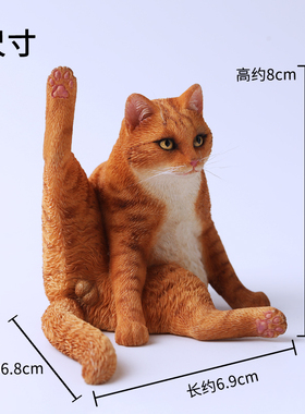 懒猫4.0高端模型仿真手办可爱