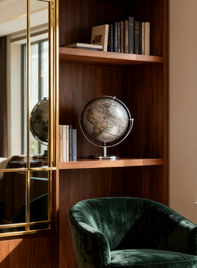 金属地球仪装饰摆件礼品