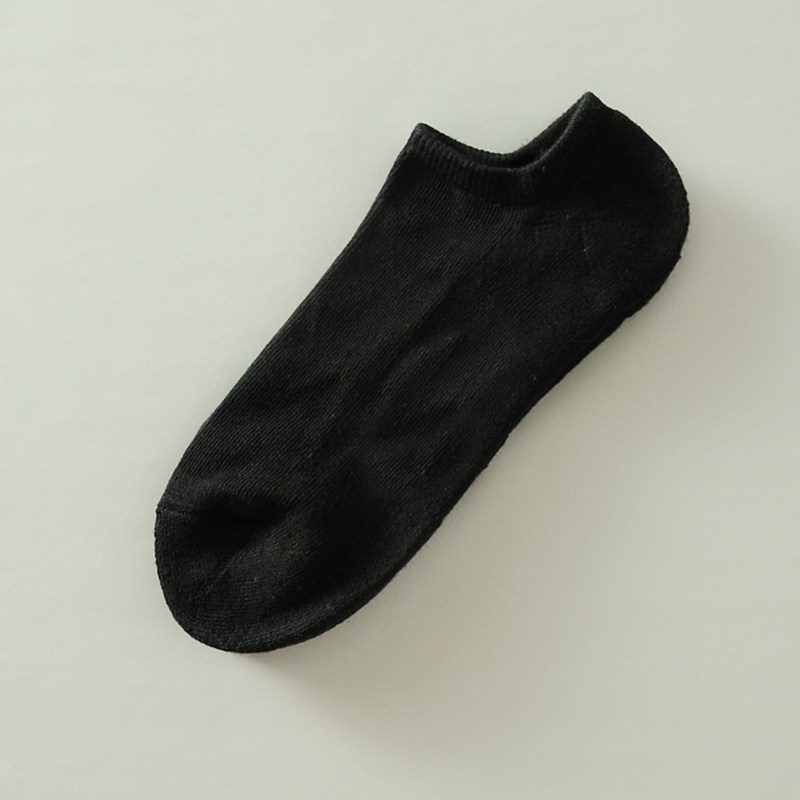 5双毛巾底加厚袜子短袜毛圈袜运动跑步船袜潮吸汗纯棉短筒白袜子,淘宝优惠券,粉丝福利购,淘宝优惠卷