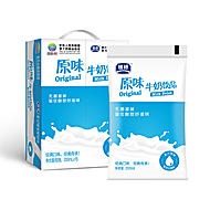 【银桥】原味酸酸乳牛奶200ml×16袋