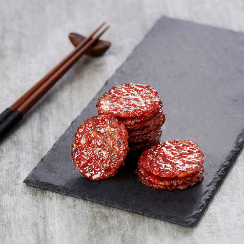 美珍香金钱烧烤猪肉250g好吃的休闲肉类零食非真空原汁原味发顺丰 - 图3