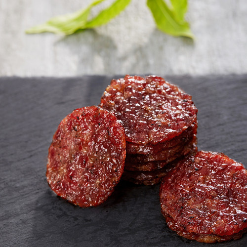 美珍香金钱烧烤猪肉250g好吃的休闲肉类零食非真空原汁原味发顺丰 - 图0