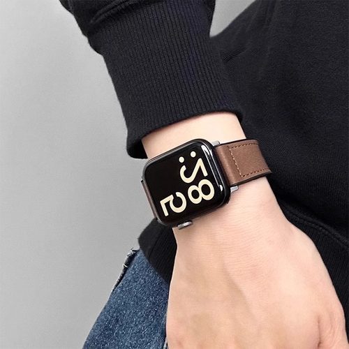 适用荣耀亲选Haylou Watch表带秋冬荣耀手表5磁吸腕带新品硅胶智能荣耀手环2i疯马皮质男女生时尚ultra高级感 - 图1