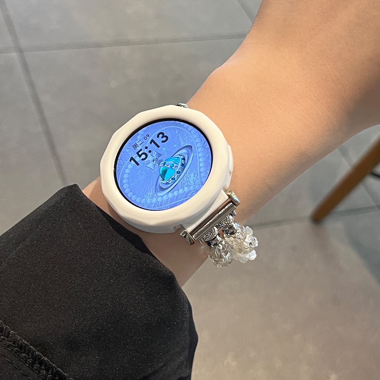 蝴蝶山茶花适用于华为手表gt5表带新款手表GT6串珠watch5/4运动智能腕带GT3Pro时尚女生荣耀FIT保护套壳XL夏 - 图1