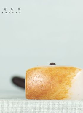 洒金皮扳指已结缘新疆和田玉籽料