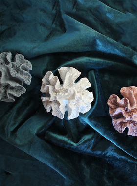 仿真树脂迷你珊瑚海螺贝壳装饰摆件粉色白色家居饰品工艺品
