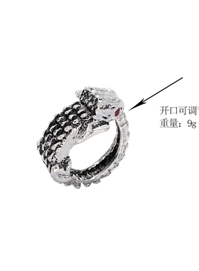 欧美风合金开口可调节戒指包邮