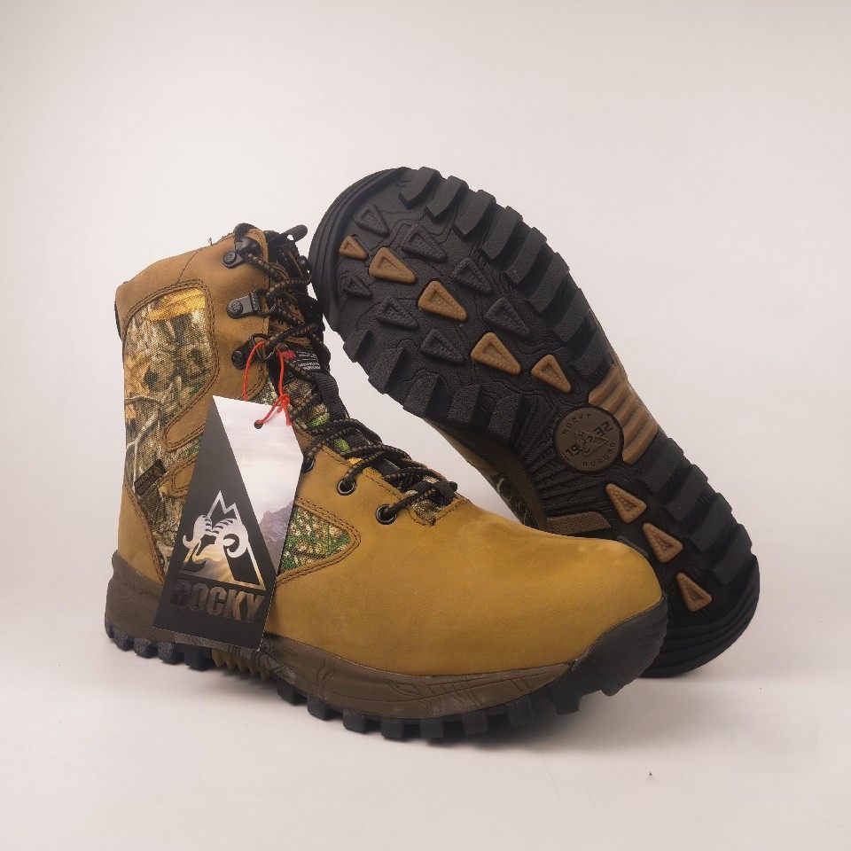 Rocky洛基保暖高帮户外男女雪地靴防水牛皮登山防滑儿童徒步鞋 - 图0