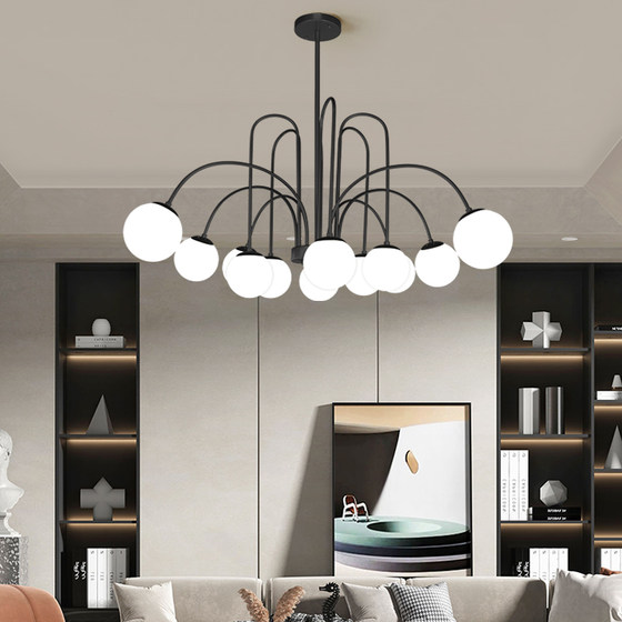 Nordic American country magic bean chandelier dining room living room lamp