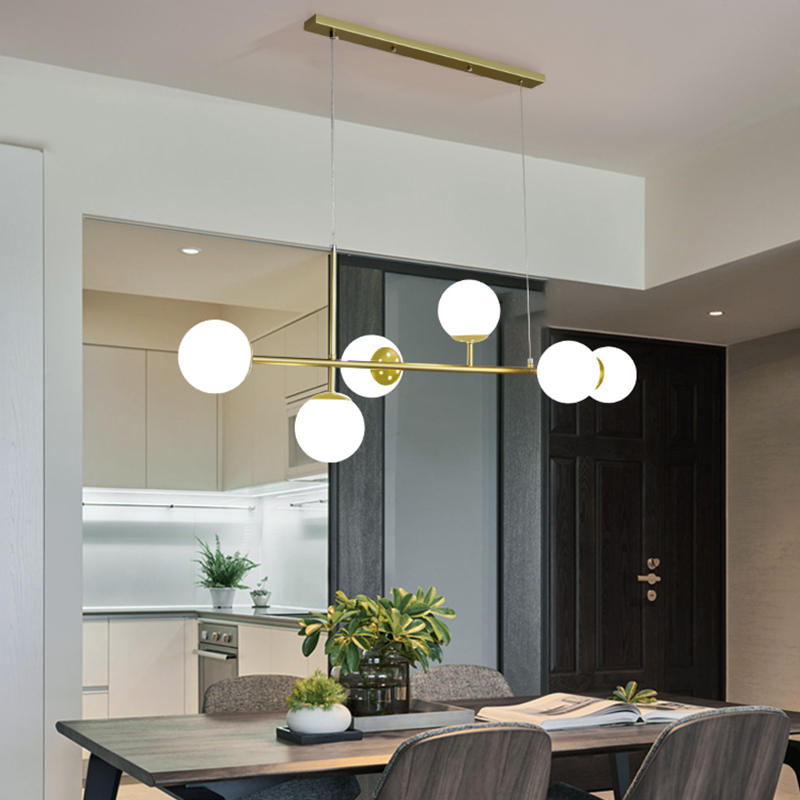 北欧餐厅吊灯现代简约家用大气饭厅网红魔豆吊灯长条餐桌吧台灯具,淘宝优惠券,粉丝福利购,淘宝优惠卷